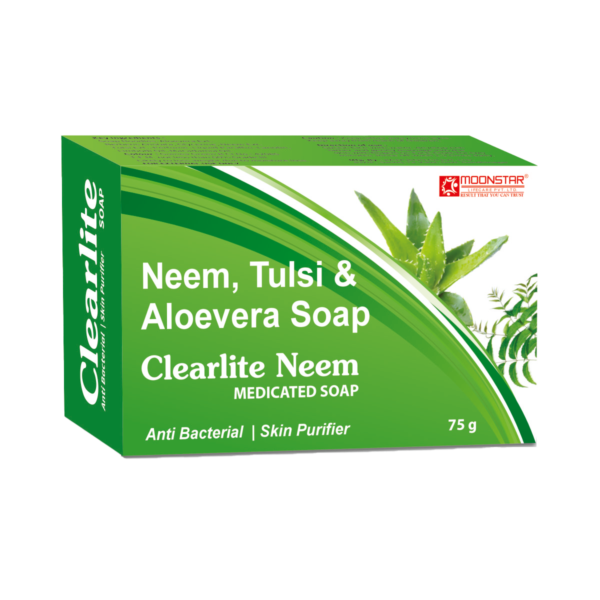 Clearlite Neem Aloevera Soap 75g Clearlite Neem Aloevera Soap (75g)