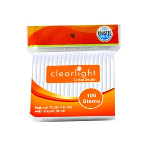 Clearlight Cotton Ear Swabs (100 Sticks)