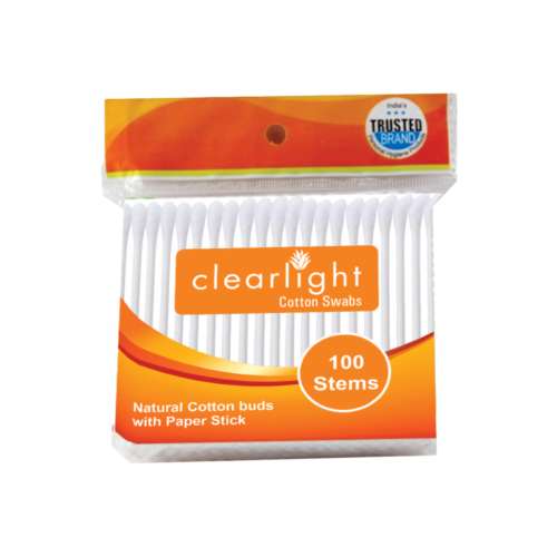 Clearlight Cotton Ear Swabs (100 Sticks)