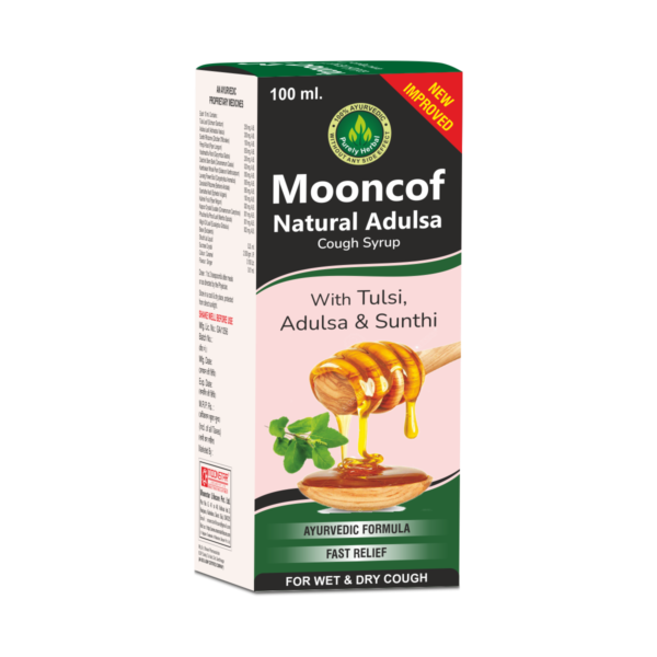 Mooncof Natural Adulsa Syrup 100ml