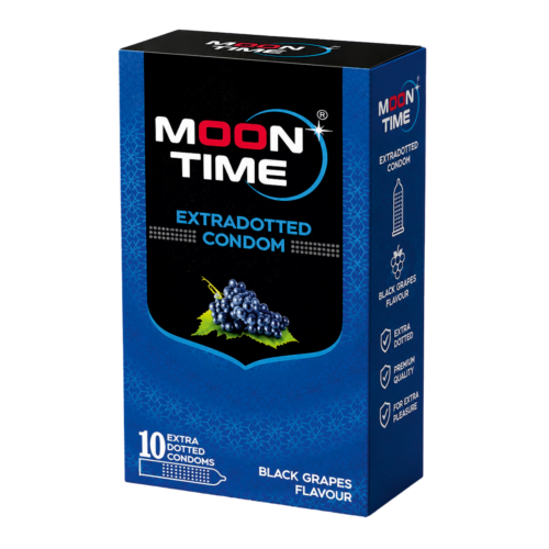 Moontime Black Grapes Condom 10Pc