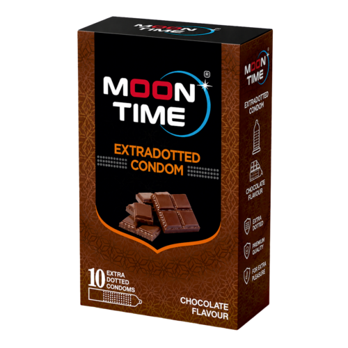 Moontime Chocolate Condom 10Pc