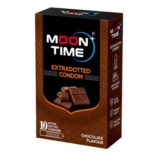 Moontime Chocolate Condom 10Pc